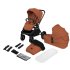 Carucior sport pentru copii Lionelo Mika 2 in 1 PLUS, cu landou si accesorii, Brown Rust - 1