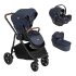 Carucior 3 in 1 pentru copii Joie Versatrax E, cu landou Ramble si scoica i-Snug - 1