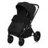 Carucior sport pentru copii Lionelo Mika 3 in 1 PLUS, cu accesorii, landou si scoica incluse, Black Onyx - 13