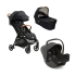 Καρότσι Joie Parcel Signature 3 σε 1, Eclipse με πορτ-μπεμπέ Ramble XL Eclipse και κάθισμα αυτοκινήτου I-SNUG 2 Shale - 1