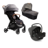 Carucior 3 in 1 pentru copii Joie Parcel Signature, cu landou Ramble XL si Scoica auto I-SNUG 2 - 1