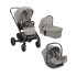 Carucior 3 in 1 pentru copii Joie Chrome, multifunctional, cu landou si scoica I-SNUG 2 - 1