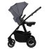 Бебешка количка 2 в 1 Lionelo Amber PLUS, с аксесоари, 0 - 22 кг, Gray Graphite - 8