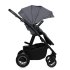Бебешка количка 2 в 1 Lionelo Amber PLUS, с аксесоари, 0 - 22 кг, Gray Graphite - 11