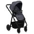 Бебешка количка 2 в 1 Lionelo Amber PLUS, с аксесоари, 0 - 22 кг, Gray Graphite - 2