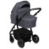 Бебешка количка 2 в 1 Lionelo Amber PLUS, с аксесоари, 0 - 22 кг, Gray Graphite - 13