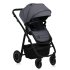 Бебешка количка 2 в 1 Lionelo Amber PLUS, с аксесоари, 0 - 22 кг, Gray Graphite - 3