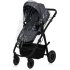 Бебешка количка 2 в 1 Lionelo Amber PLUS, с аксесоари, 0 - 22 кг, Gray Graphite - 7