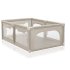 Pachet Tarc de joaca pentru copii - Lionelo Willow 127 x 187 cm + covoras de joaca interactiv, Beige Sand - 2