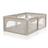 Pachet Tarc de joaca pentru copii - Lionelo Willow 127 x 187 cm + covoras de joaca interactiv, Beige Sand - 3