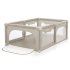 Pachet Tarc de joaca pentru copii - Lionelo Willow 127 x 187 cm + covoras de joaca interactiv, Beige Sand - 4