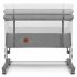 Lionelo Aurora βρεφική κούνια, co-sleeper, 3 σε 1, 0 - 9 kg, Grey Concrete - 7