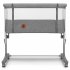 Lionelo Aurora βρεφική κούνια, co-sleeper, 3 σε 1, 0 - 9 kg, Grey Concrete - 4