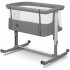 Lionelo Aurora βρεφική κούνια, co-sleeper, 3 σε 1, 0 - 9 kg, Grey Concrete - 3