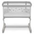 Lionelo Aurora βρεφική κούνια, co-sleeper, 3 σε 1, 0 - 9 kg, ανοιχτό γκρι - 4