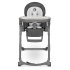 Многофункционален трапезен стол Lionelo Cora PLUS с бар играчка, Grey Stone - 4