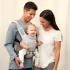 Ergobaby Aerloom премиум кош за новородено 0 - 3 години, Slate Grey - 3