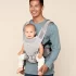 Marsupiu pentru bebelusi Ergobaby Aerloom premium 0 - 3 ani, Slate Grey - 2