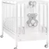 Детска кошара Italbaby Peluche, Бутикова колекция, изработена от масивен бук, удобна - Сива - 1