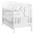 Детска кошара Italbaby Matisse, Collection Boutique, изработена от масивна дървесина бук - Bianco-Grey - 1