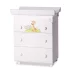 Детски скрин Italbaby Gina, колекция Trendy, три чекмеджета, с матрак и корито - 1