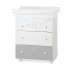 Italbaby Popstar Dresser Trendy Collection за деца, три чекмеджета, с матрак и корито - 2
