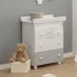 Скрин Italbaby Jolie, Колекция Trendy за деца, три чекмеджета, с матрак и корито - 3