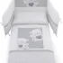Спален комплект Pony Italbaby Baby Jolie, колекция Trendy, четири части, изработен от памук - 2