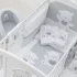 Спален комплект Pony Italbaby Baby Jolie, колекция Trendy, четири части, изработен от памук - 3