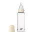 Пълен комплект PP бебешко шише без BPA, лигавници, против колики, 270 ml, силикон, слонова кост - 1