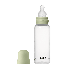 Пълен комплект PP бебешко шише без BPA, Лигавници, против колики, 270 ml, силикон, Sage - 1