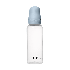 Пълен комплект PP бебешко шише без BPA, Лигавници, против колики, 270 ml, силикон, Baby Blue - 3