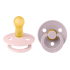 Set 2 suzete BIBS, Colour Latex, tetina rotunda, 6 luni + Blossom/Dusky Lilac - 1