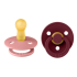 Set 2 suzete BIBS, Colour Latex, tetina rotunda, 6 luni + Dusty Pink/Elderberry - 1