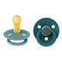 Set 2 suzete BIBS, Colour Latex, tetina rotunda, 6 luni + Island Sea/Forest Lake - 1