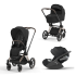 Carucior 3 in 1 pentru copii Cybex Priam 4.0, cu landou si scoica Cloud T Plus - 2