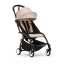 Детска количка STOKKE YOYO³, с цветен пакет - Bonpoint Beige, с черна рамка - 1
