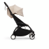 Детска количка STOKKE YOYO³, с цветен пакет - Bonpoint Beige, с черна рамка - 3