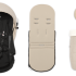 Carucior nou nascuti STOKKE YOYO³, cu pachet nou nascut - Bonpoint Beige, cu cadru White - 4