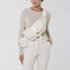Geanta pentru parinti, Cybex Coya Bouclé, eleganta, cu prindere pe curea, Cream White - 3