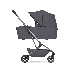 Landou Joolz pentru caruciorul Aer2, inovativ, Stone grey - 5