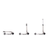 Trotineta pentru copii, SmarTrike Xtend Mini+, 2-9 ani, Cool Grey - 2