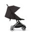 Carucior sport pentru copii CYBEX Orfeo, ergonomic, varianta noua, Chocolate Brown cu cadru Taupe - 4