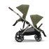 Carucior sport dublu Cybex Gazelle S, pentru copii, compact, varianta noua - Moss Green - 4