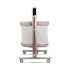 Patut pentru copii Cavoe COQ 4in1, cu balansoar electric, Cashmere - 4