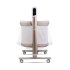 Patut pentru copii Cavoe COQ 4in1, cu balansoar electric, Cashmere - 2