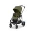Carucior sport dublu Cybex e-Gazelle S, pentru copii, electric, Moss Green cu cadru Taupe - 2