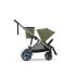 Carucior sport dublu Cybex e-Gazelle S, pentru copii, electric, Moss Green cu cadru Taupe - 1