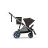 Carucior sport dublu Cybex e-Gazelle S, pentru copii, electric, Chocolate Brown cu cadru Taupe - 1