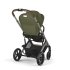 Carucior 2 in 1 Balios S Lux pentru copii, cu landou - Moss Green cu cadru Taupe - 7